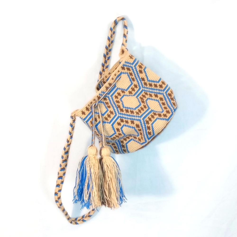 Artisanal Wayuu Mochila Woven Bag Crossbody Purse
